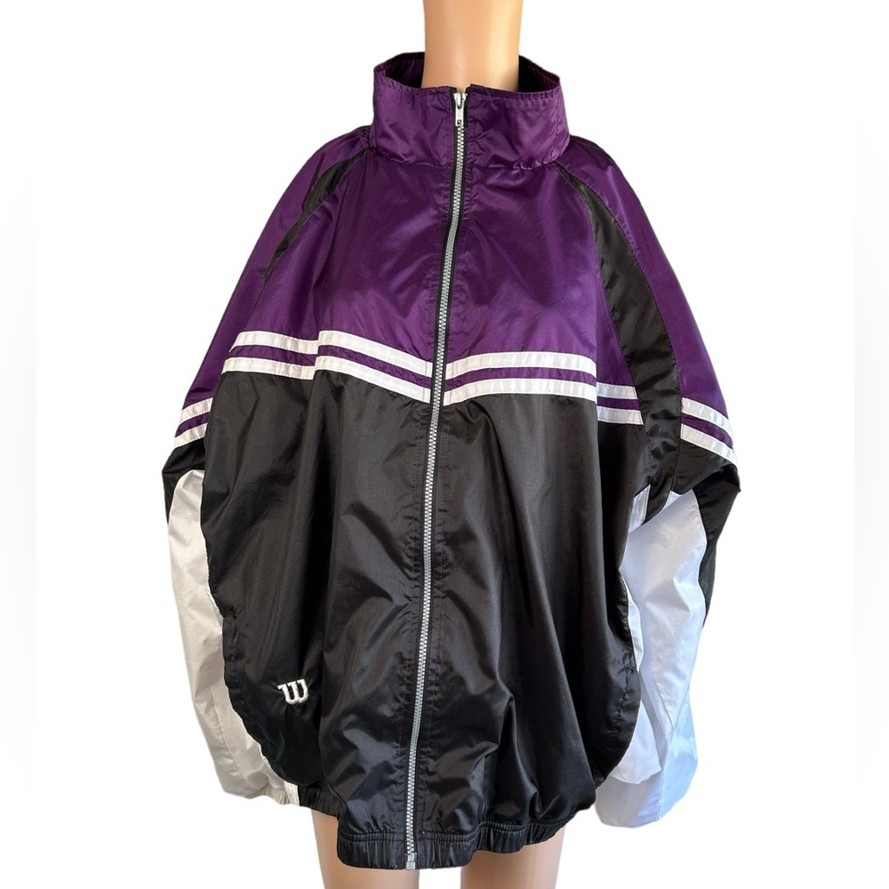 WILSON big men’s Vintage 1980’s 3X windbreaker jacket EUC